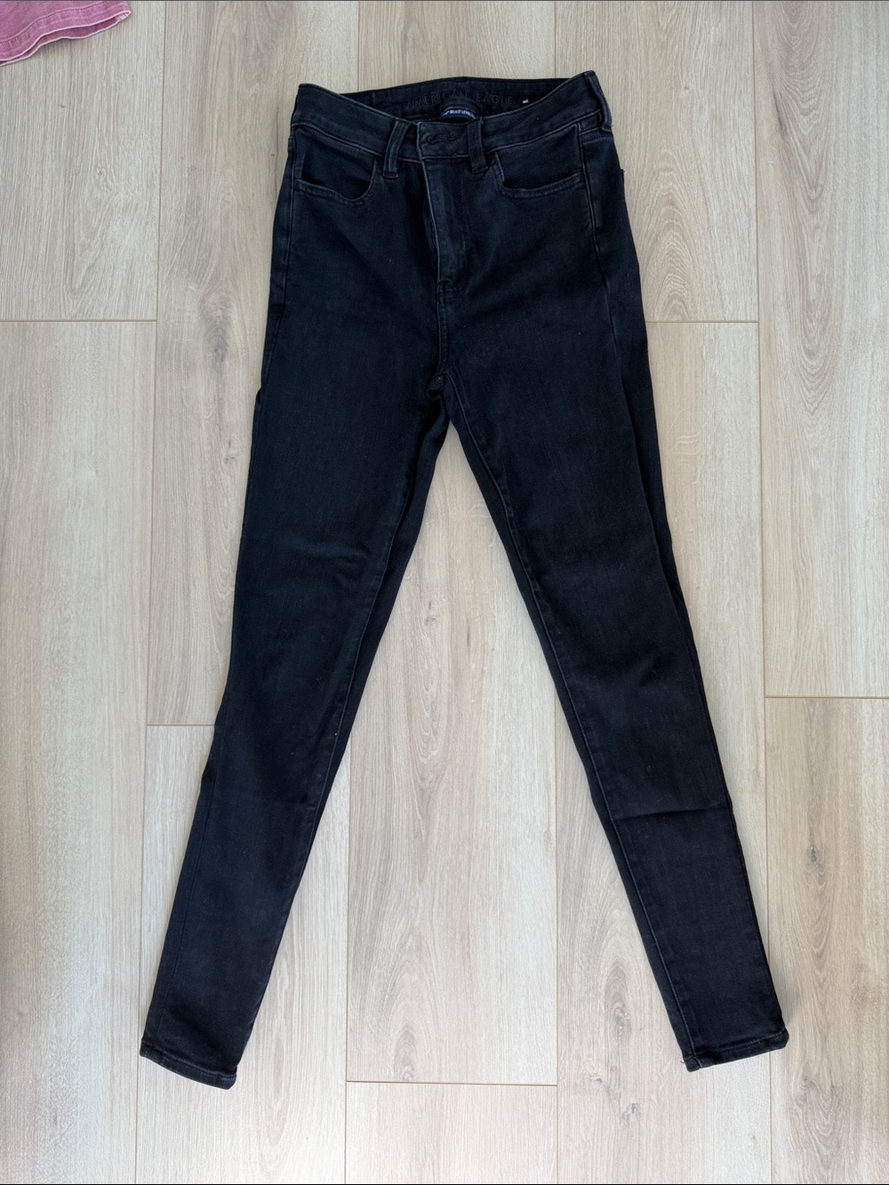 American Eagle Outfitters Black High-Rise Skinny Jeans - Women